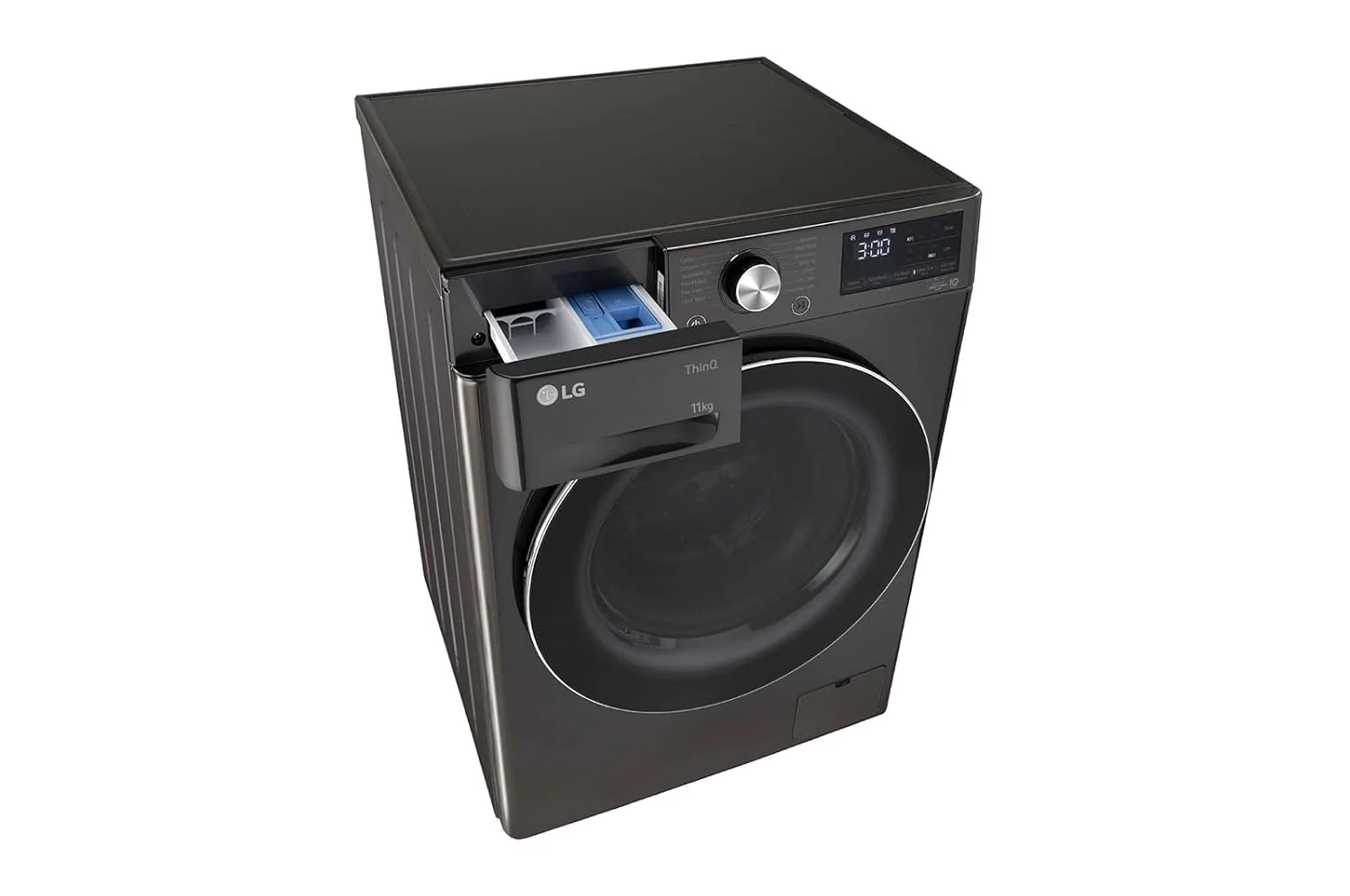 LG 11 Kg 5 Star Inverter Wi-Fi Fully-Automatic Front Load Washing Machine with In-Built Heater (FHP1411Z9B, Black VCM, AI DD Technology, 1400 RPM &amp; Steam+) - Image 5