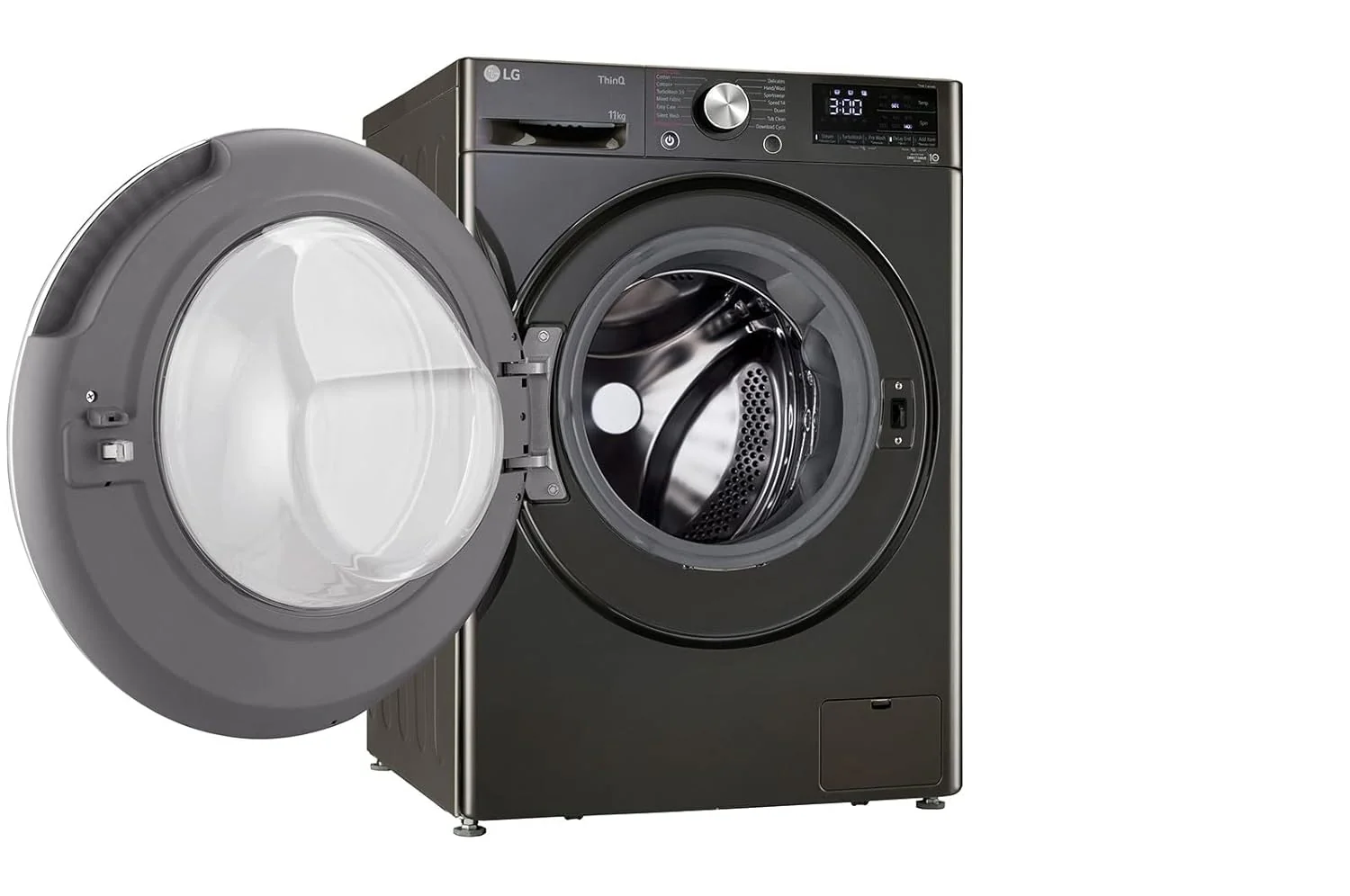 LG 11 Kg 5 Star Inverter Wi-Fi Fully-Automatic Front Load Washing Machine with In-Built Heater (FHP1411Z9B, Black VCM, AI DD Technology, 1400 RPM &amp; Steam+) - Image 6