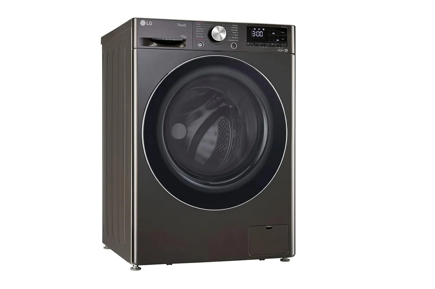 LG 11 Kg 5 Star Inverter Wi-Fi Fully-Automatic Front Load Washing Machine with In-Built Heater (FHP1411Z9B, Black VCM, AI DD Technology, 1400 RPM &amp; Steam+) - Image 7