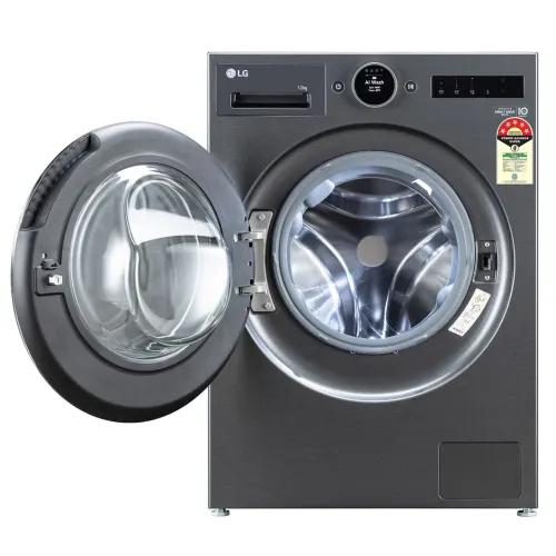 LG 12 Kg 5 Star Fully Automatic Top Load Washing Machine | AI Direct Drive 2.0 | Digital Dial | ez-Dispense | TurboWash 360 Degree | Steam Plus (FX1412A9K, Essence Black) - Image 3