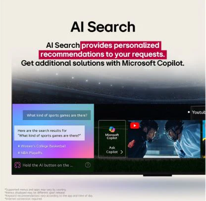 LG 126cm (50 Inch) 4K UHD AI Smart TV (UA8300, 2025 Model) | α7 AI Processor Gen8 | Filmmaker Mode | Dolby Atmos | webOS 25 - Image 7