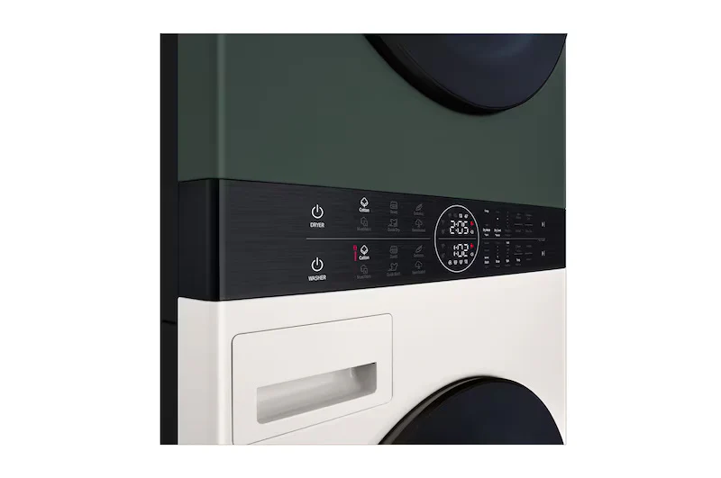 LG 13/10kg WashTower™ Smart Washer Dryer in Beige and Green Color,5 Star(Washer) FWT1310BG - Image 3
