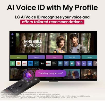 LG 164 cm (65) 4K UHD AI UA8250 Smart TV with α7 AI Processor Gen8, Filmmaker Mode with Dolby Atmos, 2025 - Image 7