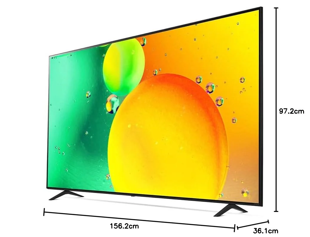 LG 177 cm (70 Inches) Nanocell Series 4K Ultra HD Smart LED TV 70NANO75SQA (Black) (2022 Model) - Image 2