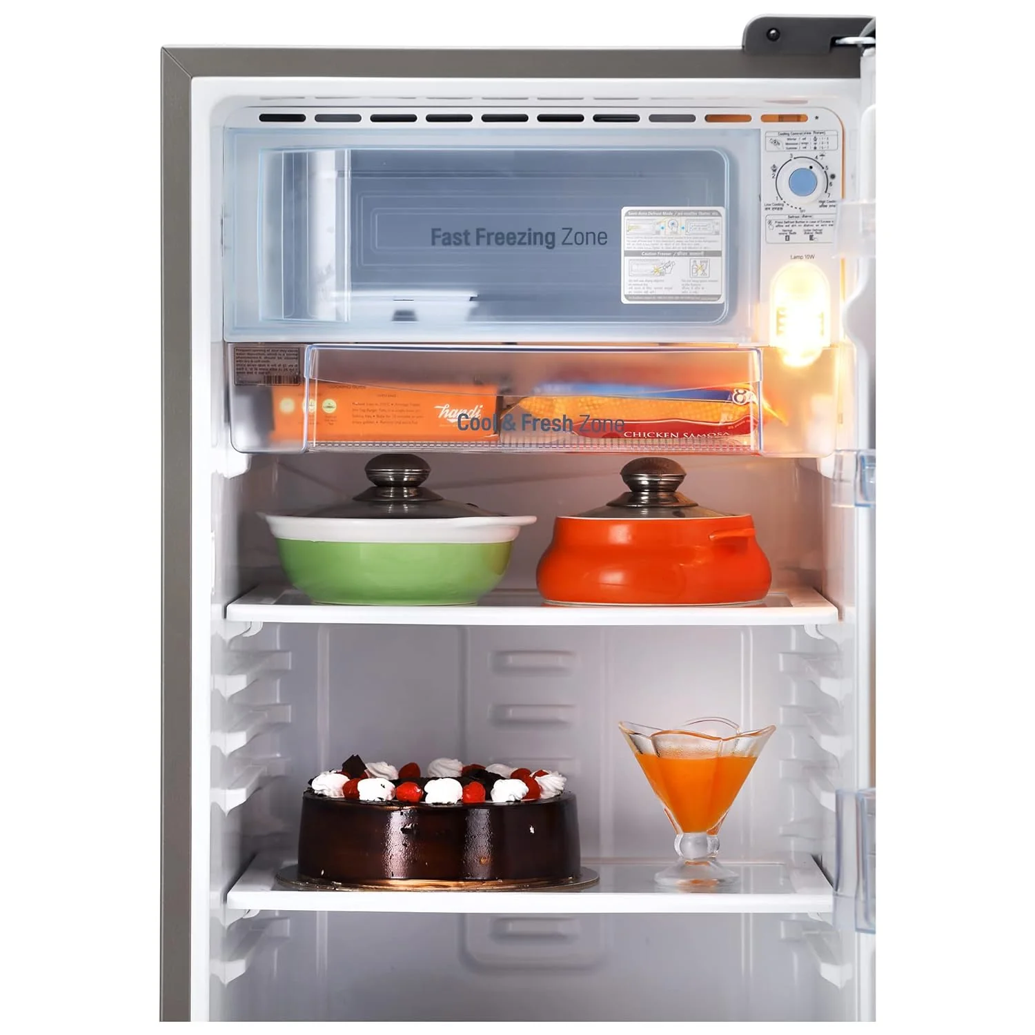 LG 185 L 3 Star Direct-Cool Single Door Refrigerator Appliance (GL-B201APZD, Shiny Steel, Fast Ice Making, Gross Volume- 190 L) - Image 4