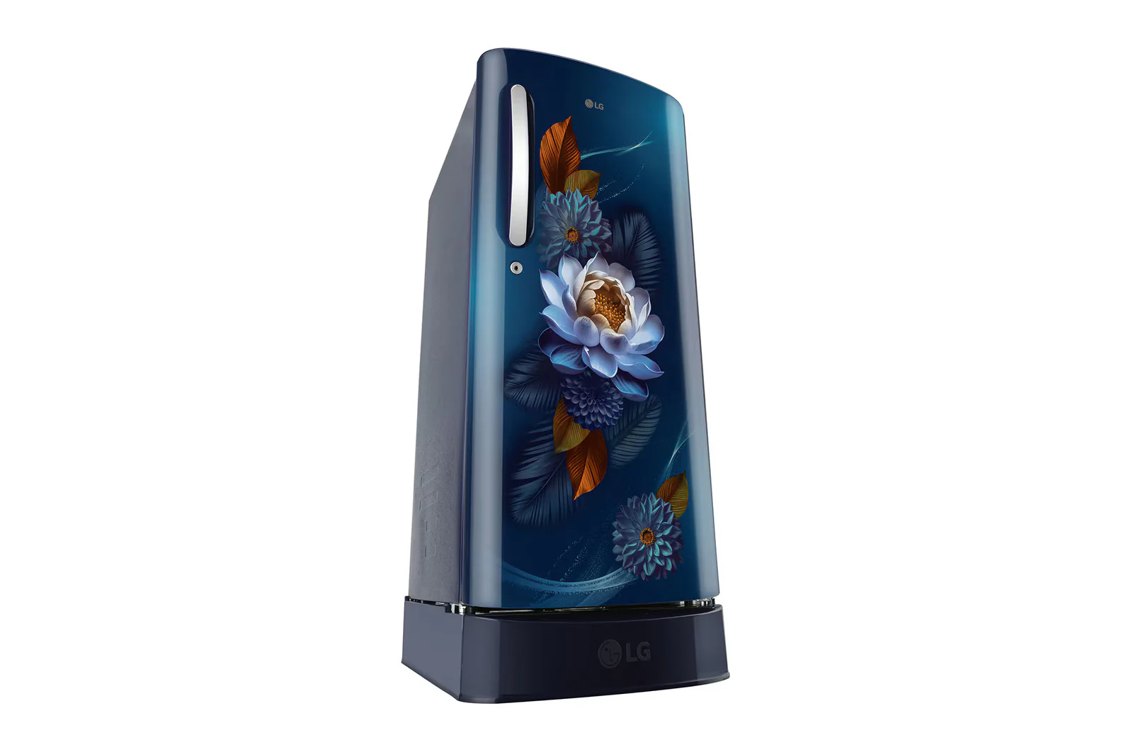 LG 185 L Single Door Refrigerator with Base Stand Drawer, Smart Inverter Compressor, Direct Cool, Blue Water Lily, 3 Star,(GLD1936ZABW) - Image 3