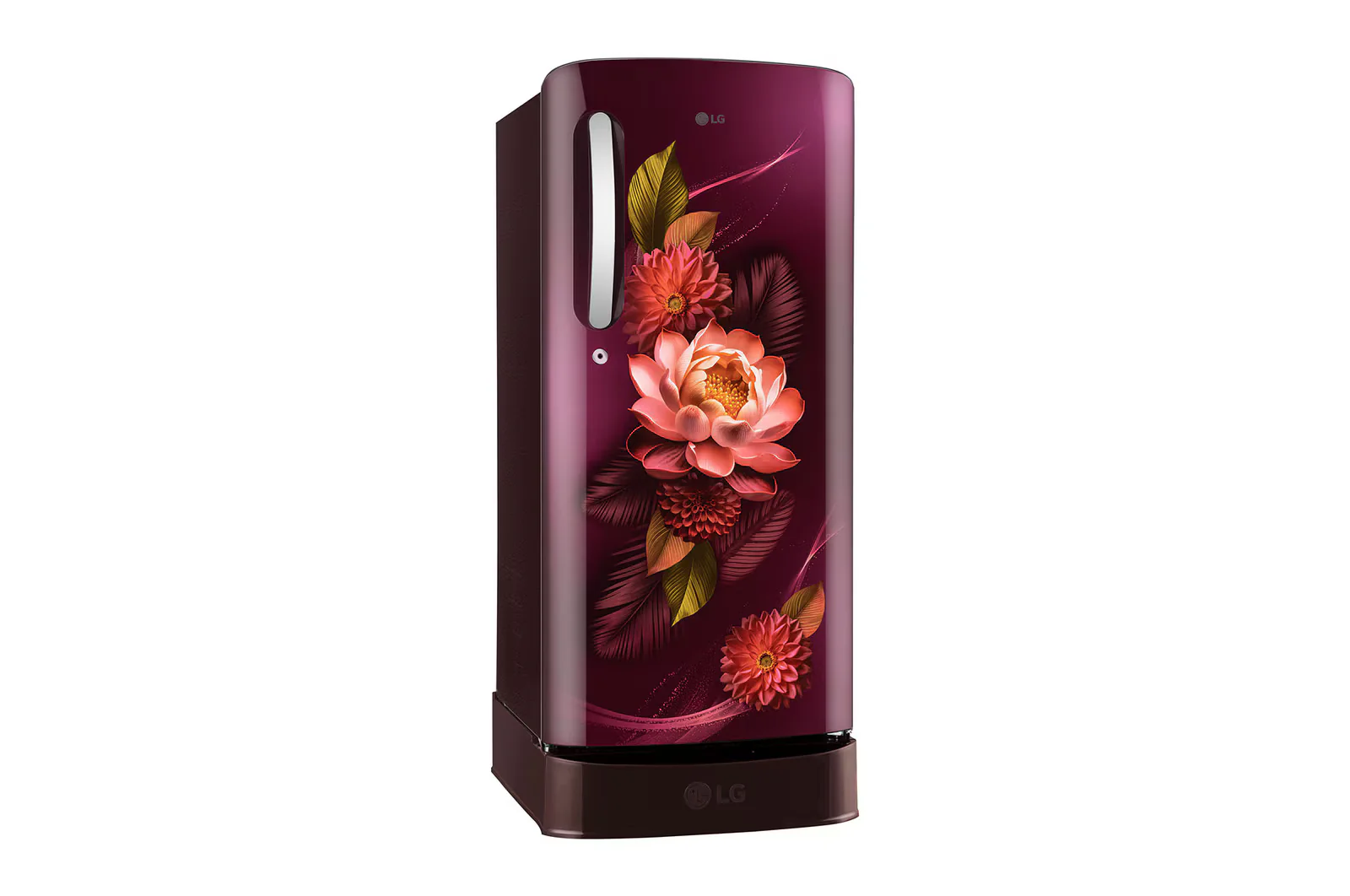 LG 185 L Single Door Refrigerator with Base Stand Drawer, Smart Inverter Compressor, Direct Cool, Red Water Lily, 3 Star,(GLD1936ZARW) - Image 6