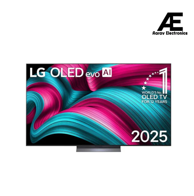LG 195 cm (77 Inches) OLED evo C5 Series 4K Ultra HD (3840 x 2160) Smart webOS OLED TV OLED77C56LA
