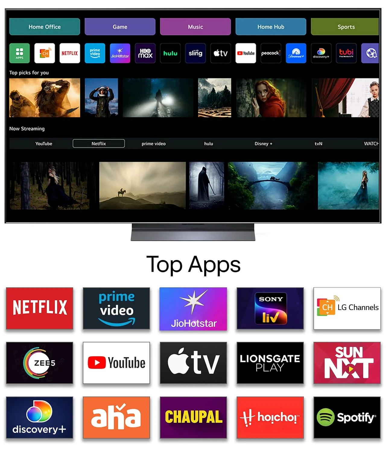 LG 195 cm (77 Inches) OLED evo C5 Series 4K Ultra HD (3840 x 2160) Smart webOS OLED TV OLED77C56LA - Image 3
