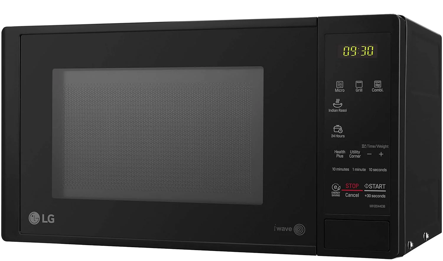LG 20 L Grill Microwave Oven (MH2044DB, Black, Quartz Heater, I-Wave Technology, Indian Cuisine, Auto Cook Menu, Steam Clean, Anti-Bacterial Cavity & Health plus Menu) - Image 4