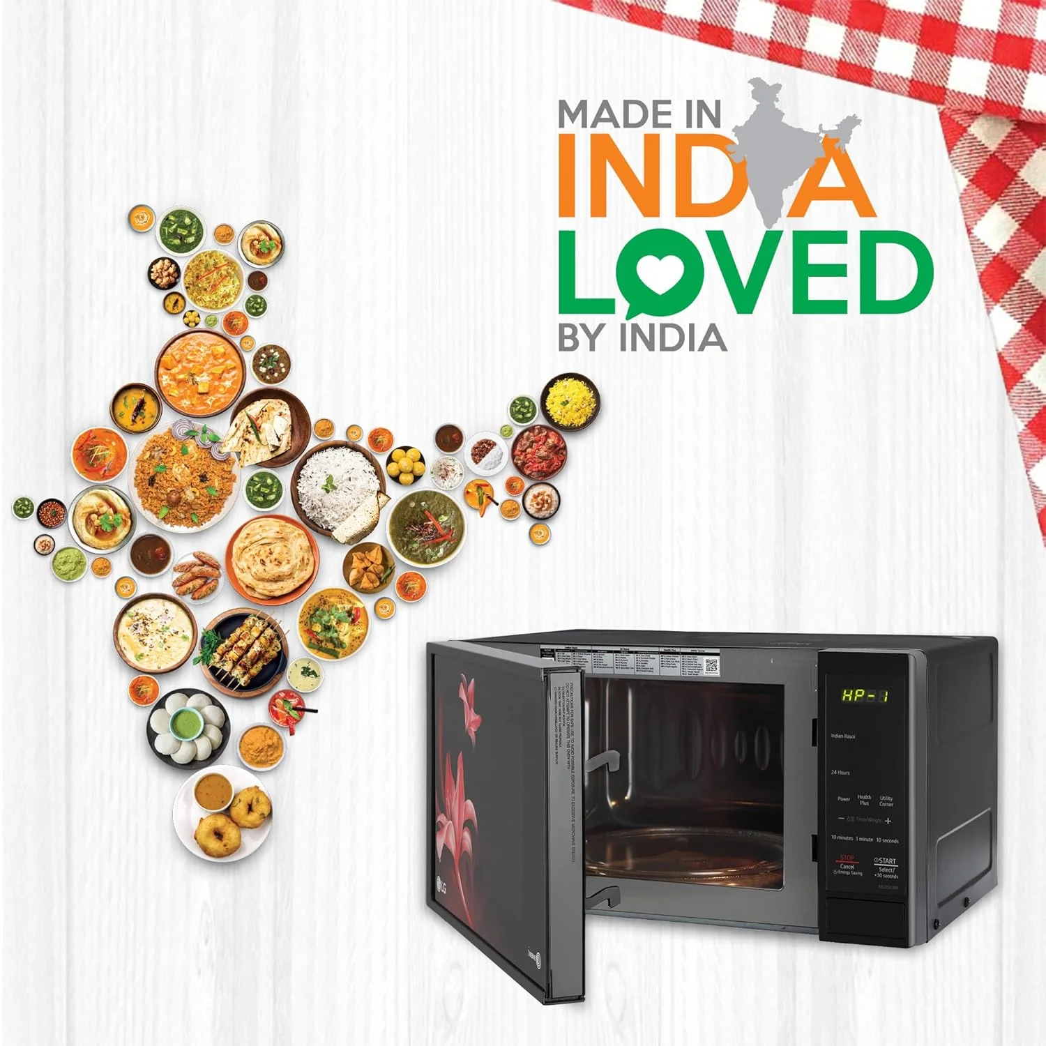 LG 20 L Solo Microwave Oven (MS2043BR, Black, With i-wave Technology &amp; Anti-Bacterial Cavity) - Image 14
