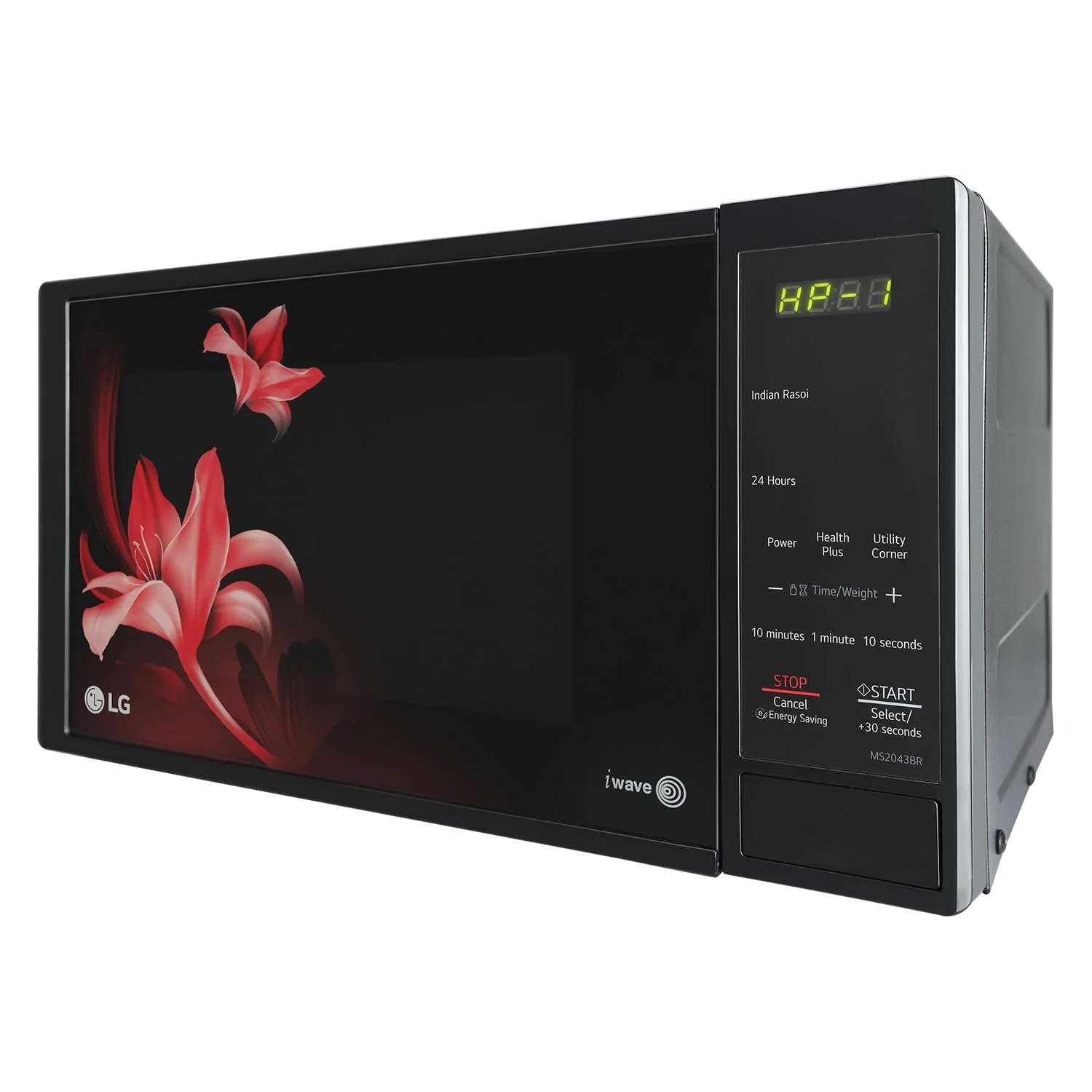 LG 20 L Solo Microwave Oven (MS2043BR, Black, With i-wave Technology &amp; Anti-Bacterial Cavity) - Image 2