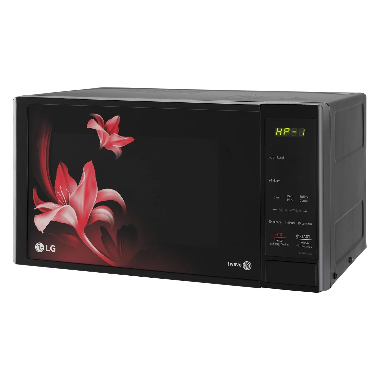 LG 20 L Solo Microwave Oven (MS2043BR, Black, With i-wave Technology &amp; Anti-Bacterial Cavity) - Image 4