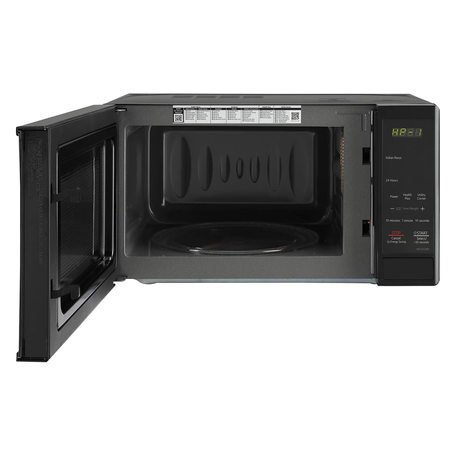 LG 20 L Solo Microwave Oven (MS2043BR, Black, With i-wave Technology &amp; Anti-Bacterial Cavity) - Image 9