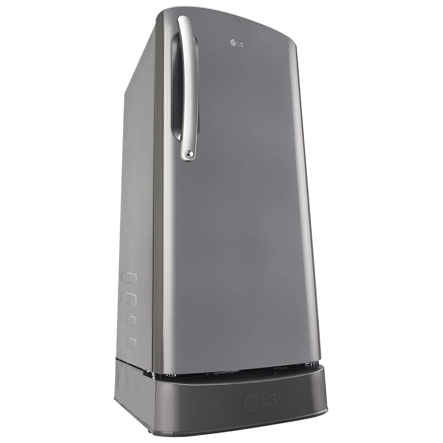LG 201 L 5 Star Inverter Direct-Cool Single Door Refrigerator Appliance (GL-D211HPZZ, Shiny Steel, Base stand with drawer &amp; Smart connect, Gross Volume- 204 L) - Image 8
