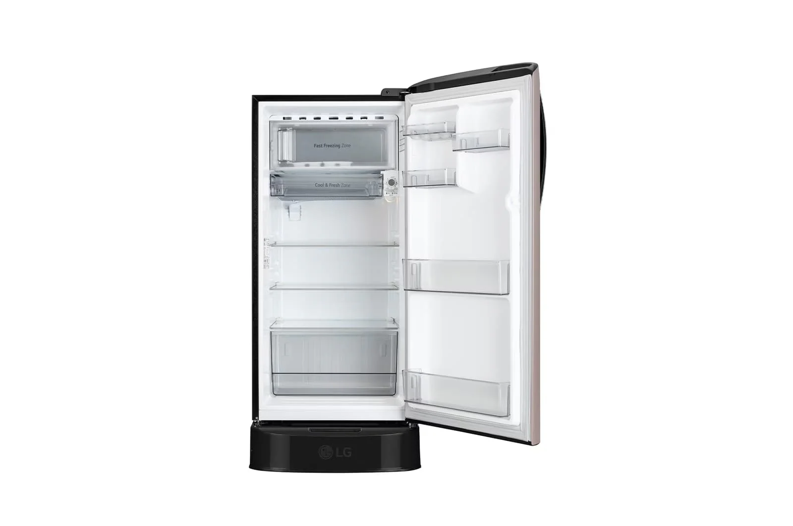 LG 201 L Single Door Refrigerator, Base Stand Drawer, Direct Cool, Smart Inverter Compressor, Clay Pink, 3 Star,(GLD2136ZHCP) - Image 6