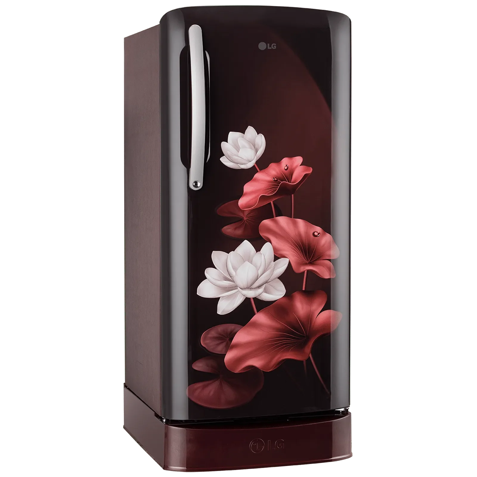 LG 201L Single Door Refrigerator, Base Stand Drawer, Smart Inverter Compressor, Scarlet Lotus, 5 Star,(GLD2156ZHSL) - Image 2