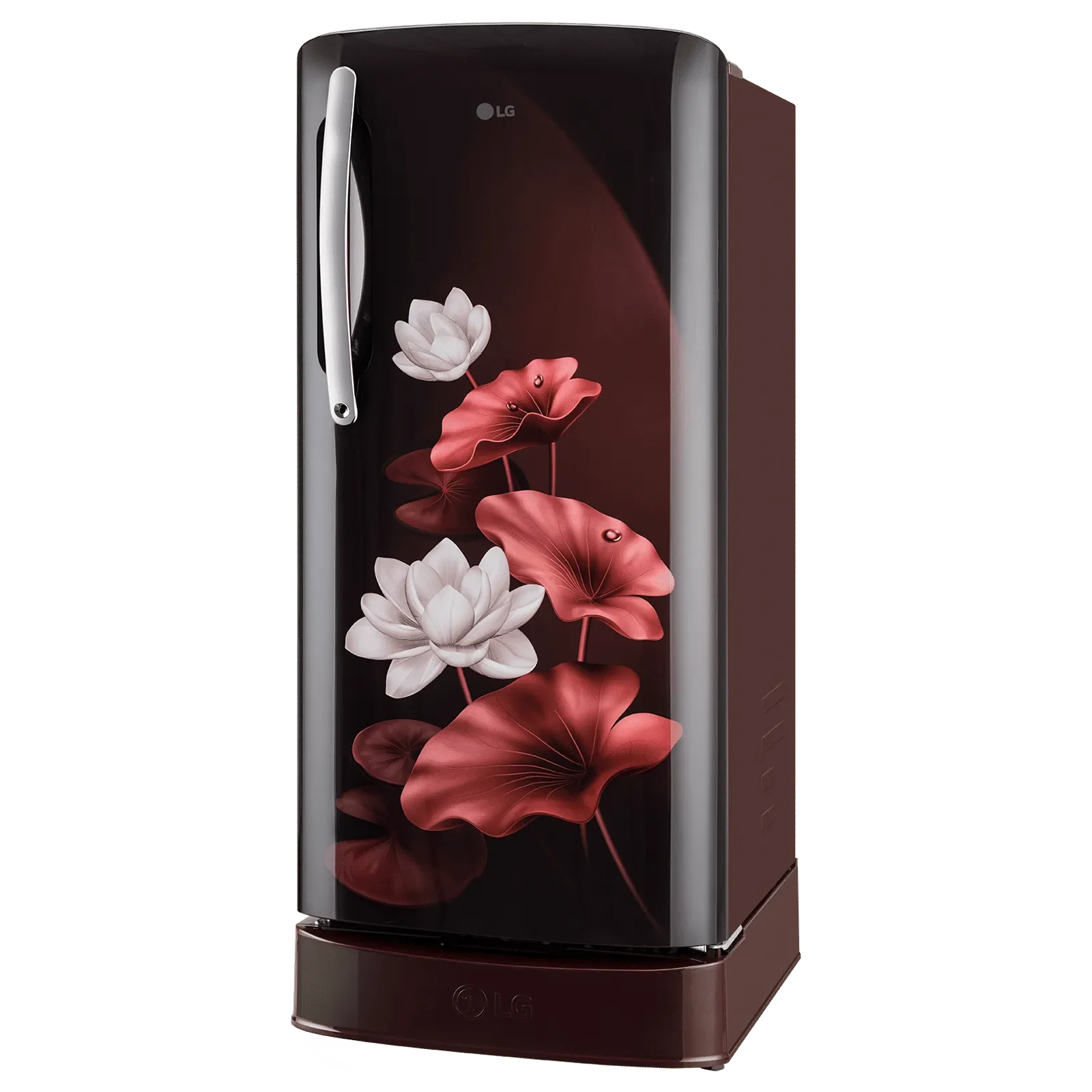 LG 201L Single Door Refrigerator, Base Stand Drawer, Smart Inverter Compressor, Scarlet Lotus, 5 Star,(GLD2156ZHSL) - Image 3