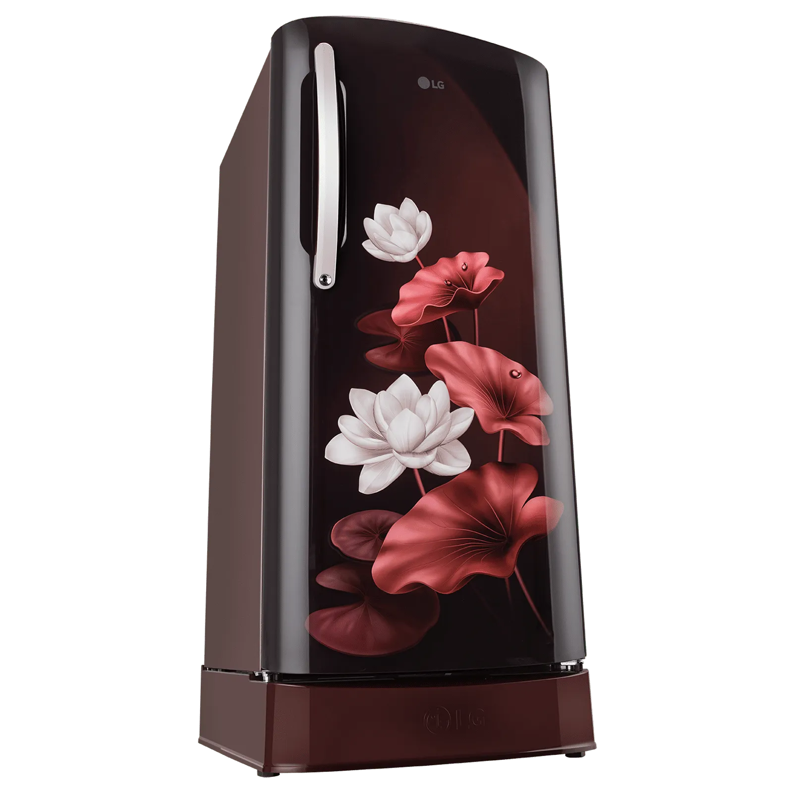 LG 201L Single Door Refrigerator, Base Stand Drawer, Smart Inverter Compressor, Scarlet Lotus, 5 Star,(GLD2156ZHSL) - Image 4