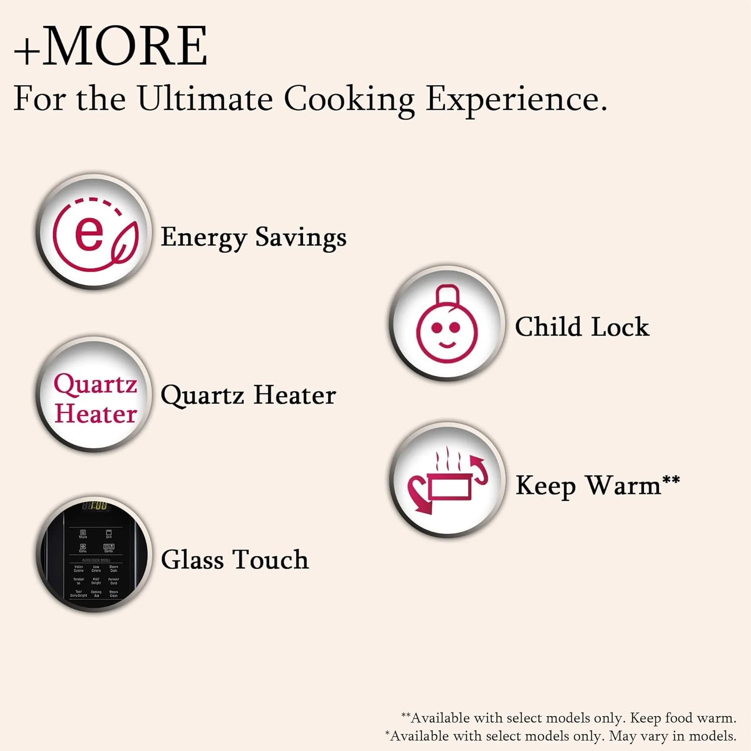 LG 21 L Convection Microwave Oven (MC2146BV, Black, Auto Cook Menu, Defrost, Stainless Steel Cavity, Heathplus menu, Indian Cuisine, Tandoor Se, Paneer/Curd, Steam Clean &amp; Quartz Heater) - Image 3