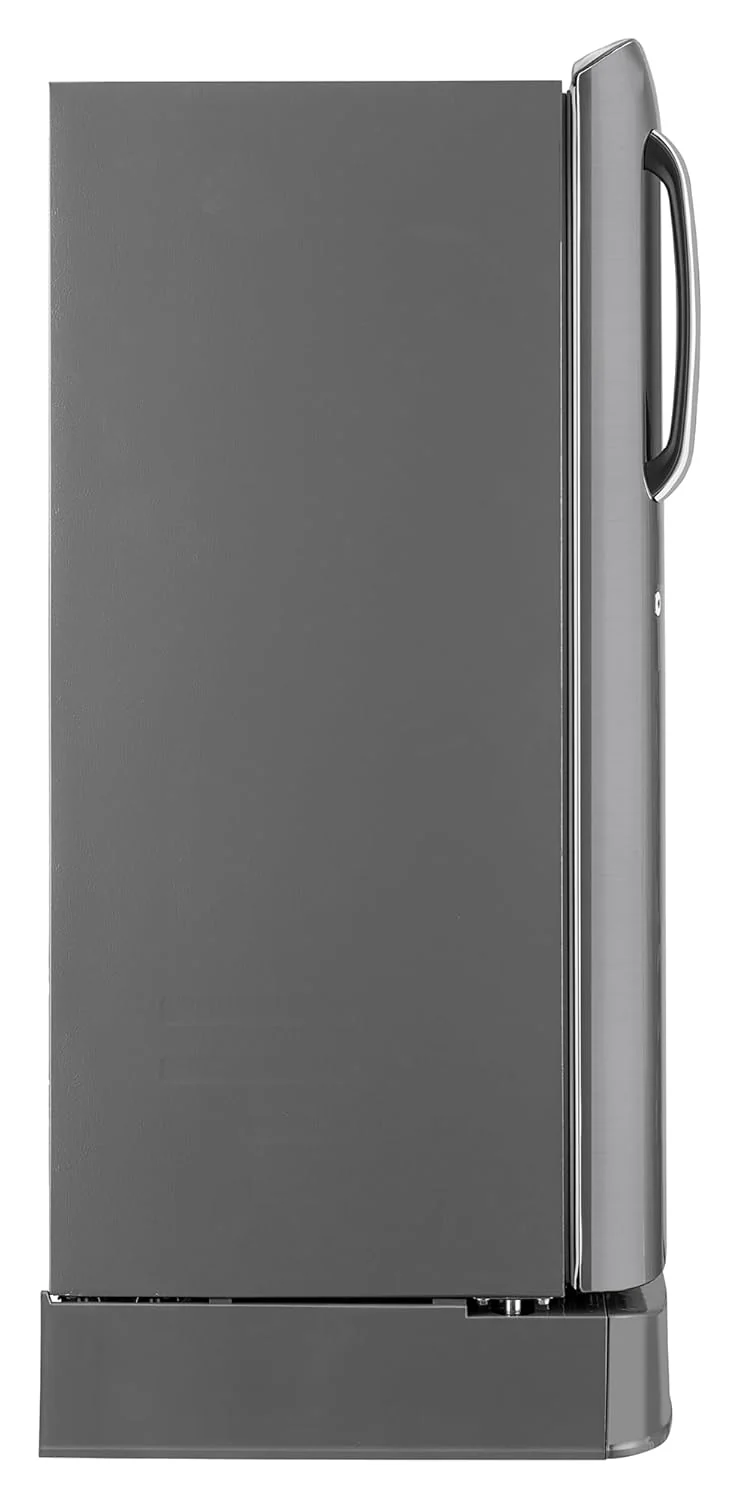 LG 210 L, 5 Star, Smart Inverter Compressor, Direct Cool Single Door Refrigerator (GL-D231APZU, Shiny Steel, Base stand with drawer &amp; Moist 'N' Fresh) - Image 2