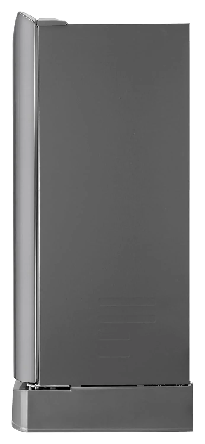 LG 210 L, 5 Star, Smart Inverter Compressor, Direct Cool Single Door Refrigerator (GL-D231APZU, Shiny Steel, Base stand with drawer &amp; Moist 'N' Fresh) - Image 4