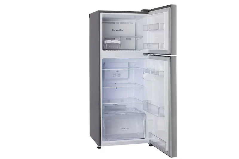 LG 240 L Frost Free Double Door 3 Star Convertible Refrigerator with Inverter Compressor, Express Freeze &amp; Multi Air Flow  (Grey, GL-N292SPZX) - Image 2