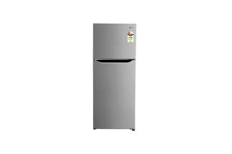 LG 240L Double Door Refrigerator , Convertible, Multi Air Flow, Shiny Steel Finish, 3 Star GL-S292SPZX