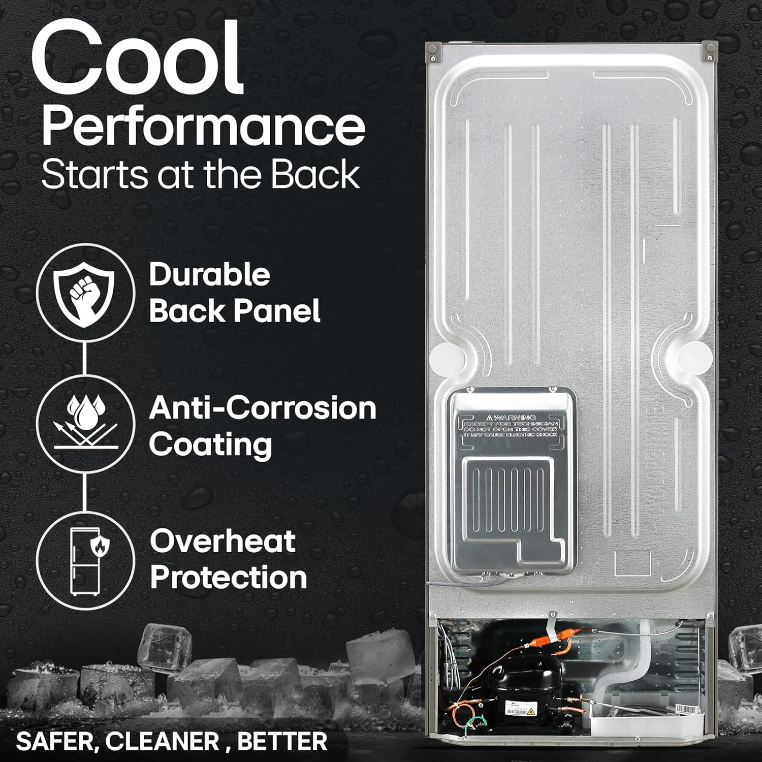 LG 242 L, 2 Star, Smart Inverter Compressor, Multi Air Flow, Frost-Free Double Door Refrigerator (GL-N292DPZY, Shiny Steel, Smart Connect &amp; Moist ‘N’ Fresh) - Image 12