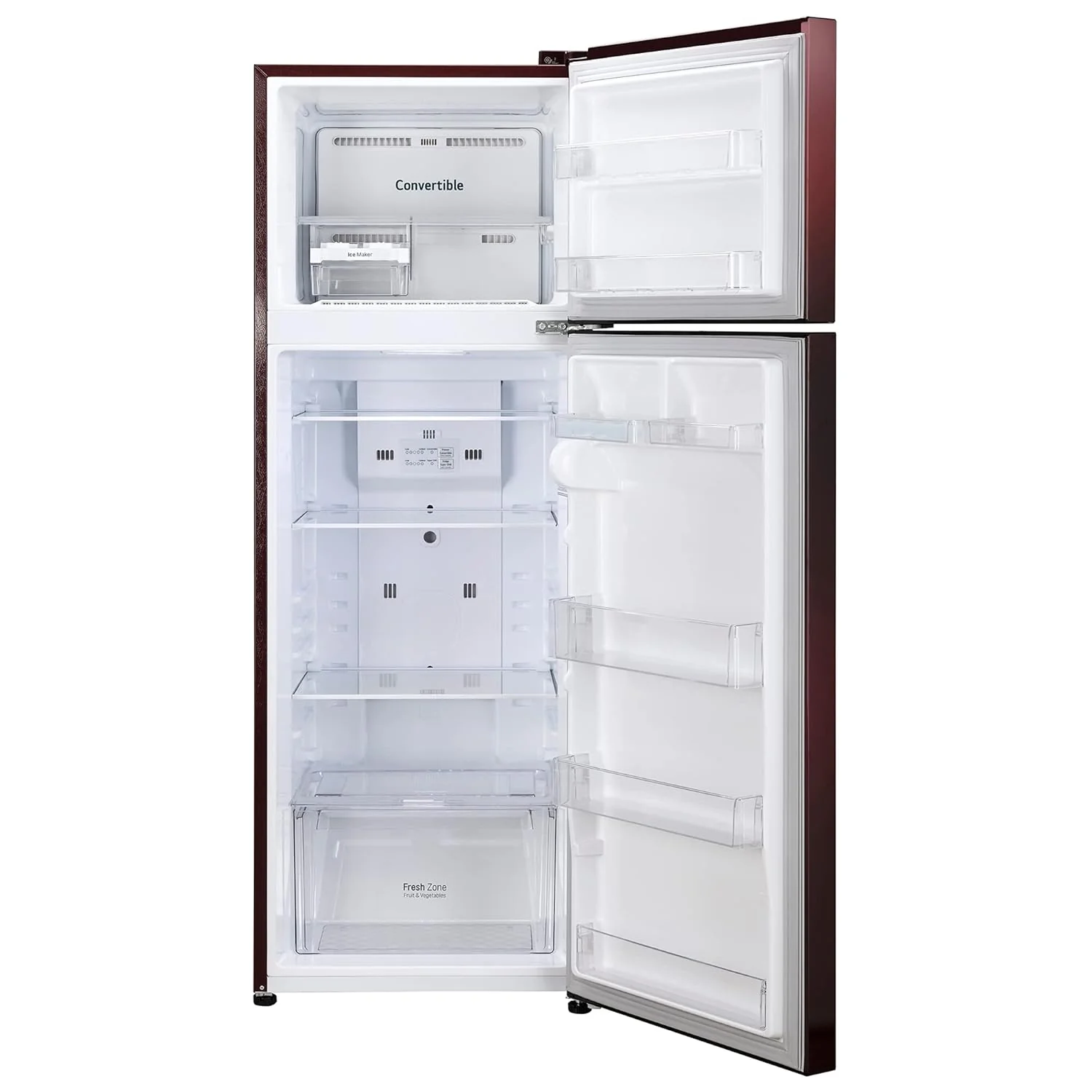 LG 242 L 2 Star Smart Inverter Frost-Free Double Door Refrigerator Appliance (2023 Model, GL-N292BSEY, Scarlet Euphoria, Smart Connect) - Image 10