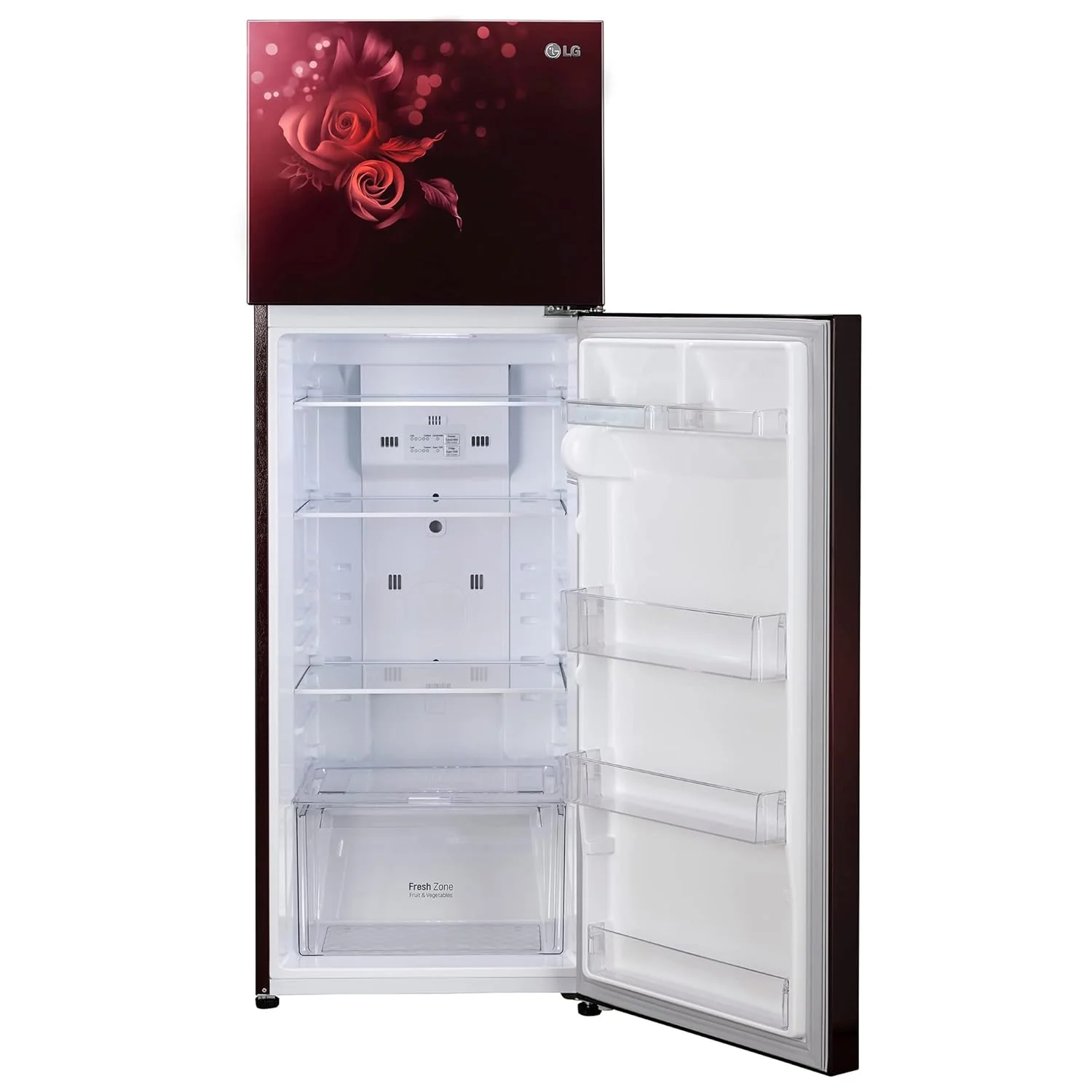 LG 242 L 2 Star Smart Inverter Frost-Free Double Door Refrigerator Appliance (2023 Model, GL-N292BSEY, Scarlet Euphoria, Smart Connect) - Image 7