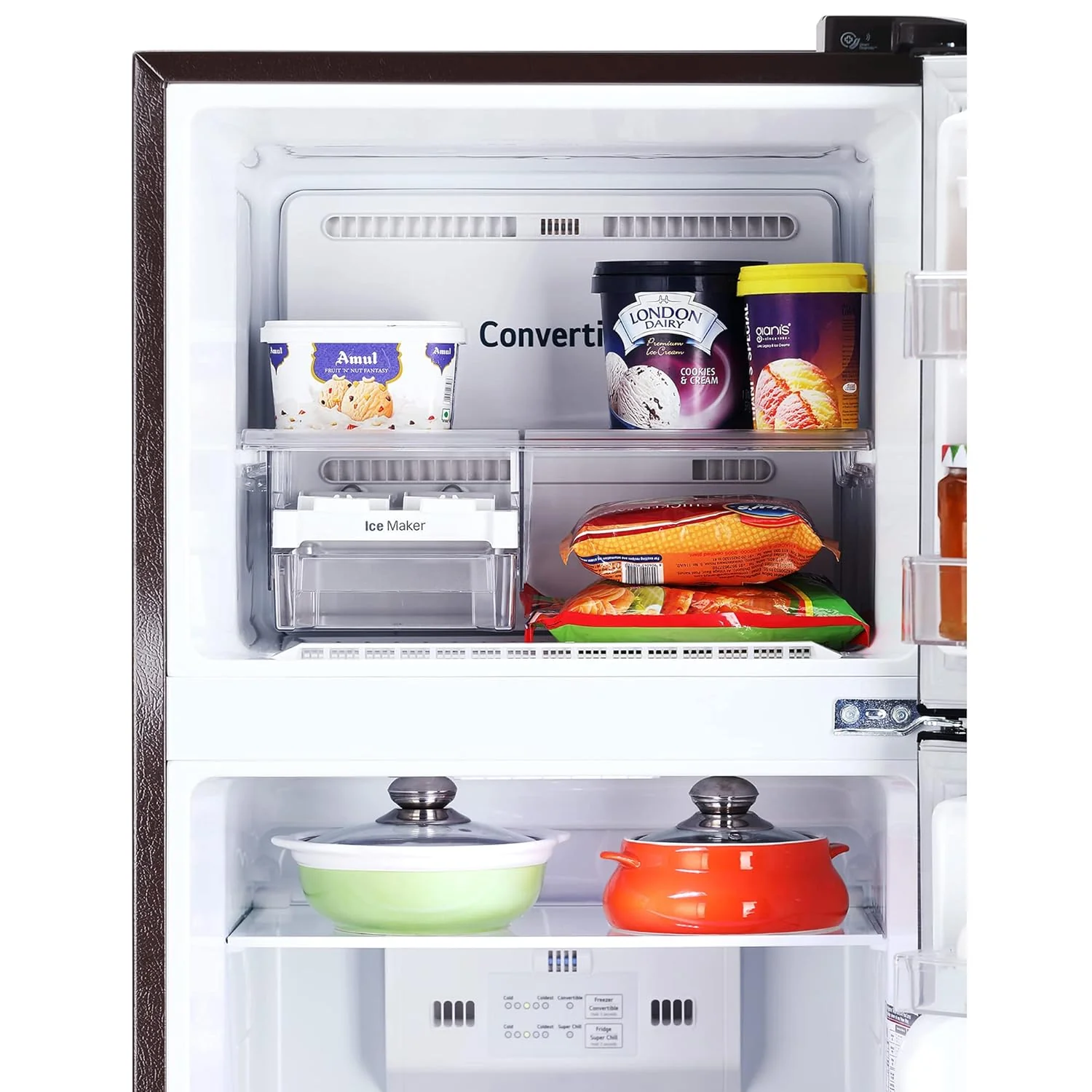 LG 242 L 2 Star Smart Inverter Frost-Free Double Door Refrigerator Appliance (2023 Model, GL-N292BSEY, Scarlet Euphoria, Smart Connect) - Image 8