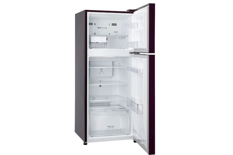 LG 242L Double Door Refrigerator with Smart Inverter Compressor, Multi-Air Flow, Purple Bloom, 2 Star GL-N292DPBY - Image 2