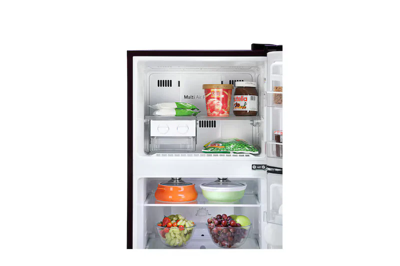 LG 242L Double Door Refrigerator with Smart Inverter Compressor, Multi-Air Flow, Purple Bloom, 2 Star GL-N292DPBY - Image 3