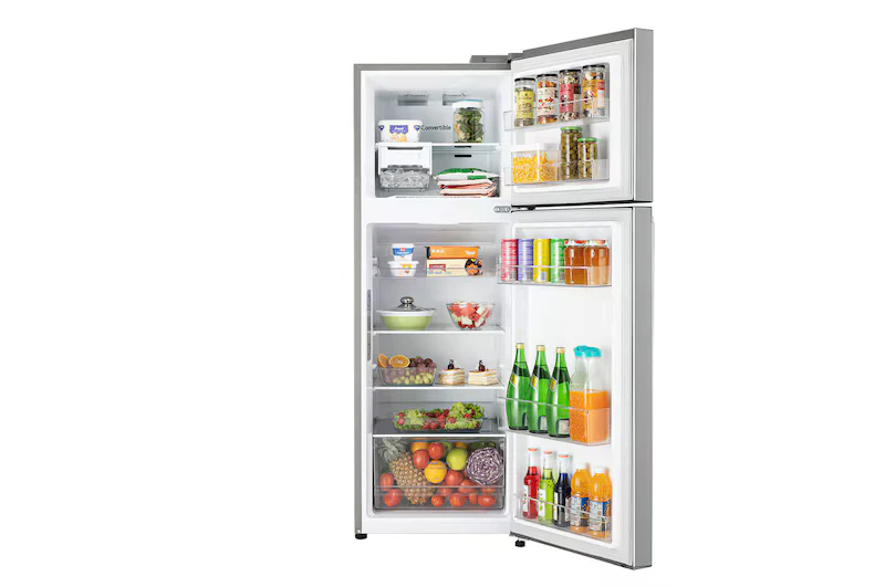 LG 246 L 3 Star Frost-Free Smart Inverter Wi-Fi Double Door Refrigerator Appliance (GL-T262TPZX, Shiny Steel, Convertible &amp; Door Cooling+) - Image 2
