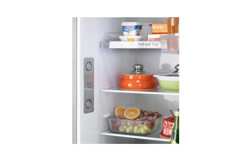 LG 246 L 3 Star Frost-Free Smart Inverter Wi-Fi Double Door Refrigerator Appliance (GL-T262TPZX, Shiny Steel, Convertible &amp; Door Cooling+) - Image 4