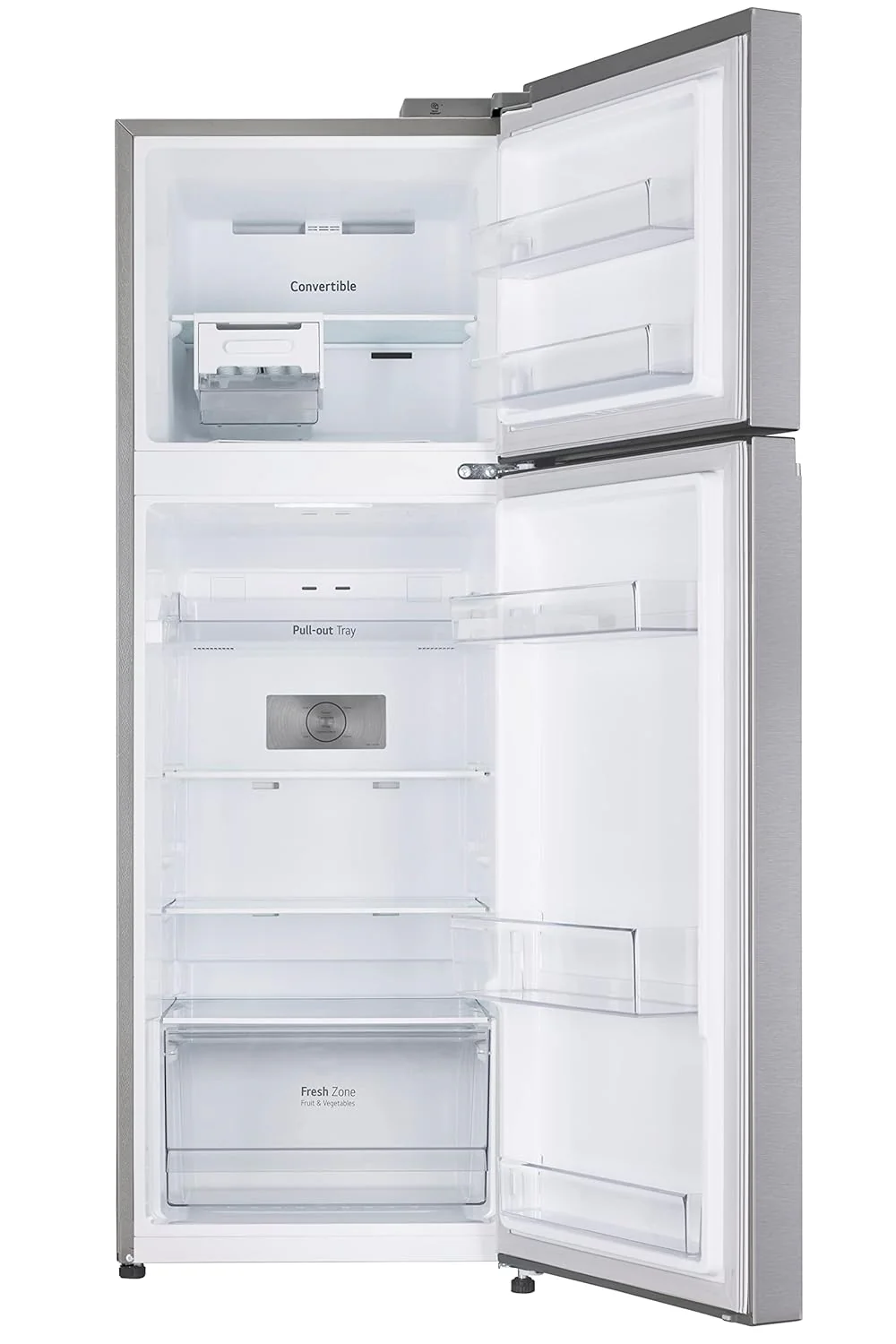 LG 246 L 3 Star Smart Inverter Frost-Free Double Door Refrigerator Appliance (GL-S262SDSX, Dazzle Steel, Convertible) - Image 10