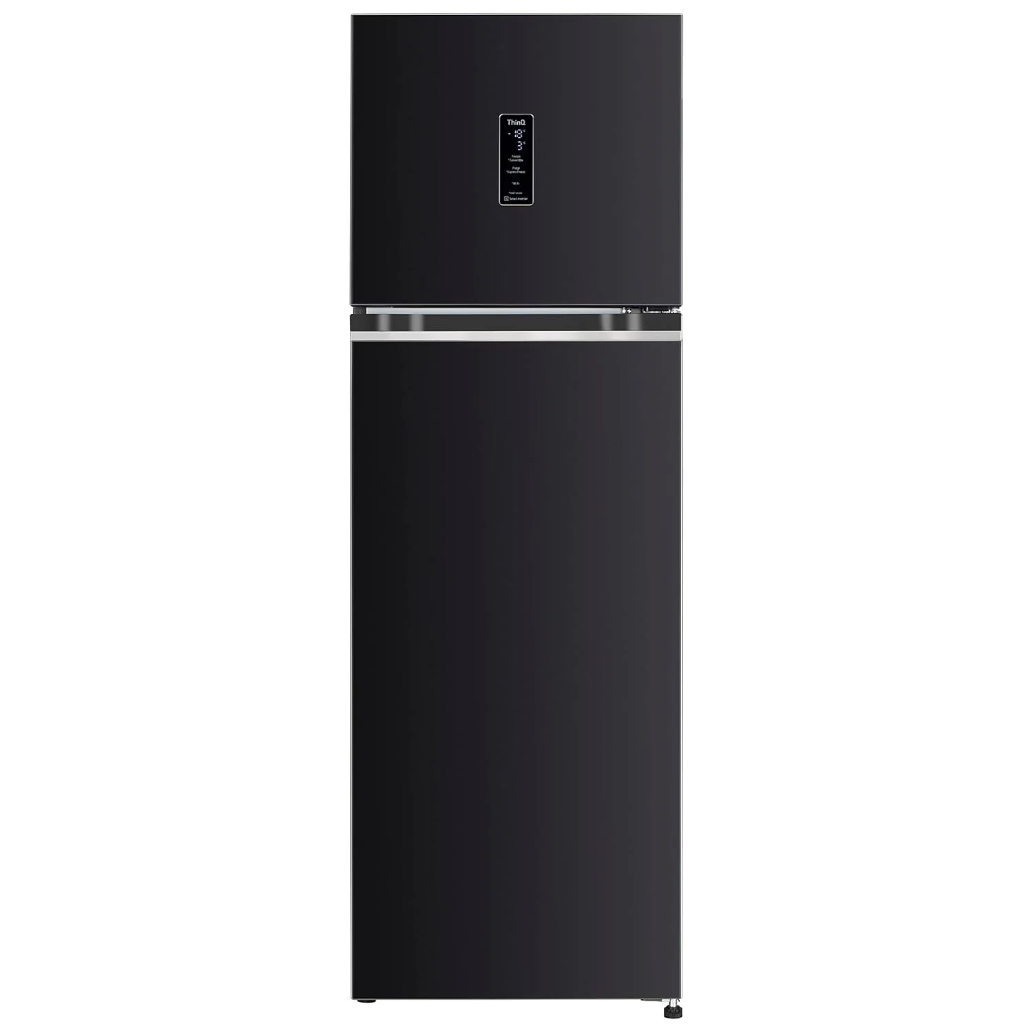 LG 246 L 3 Star Smart Inverter Wi-Fi Frost-Free Double Door Refrigerator Appliance (‎GL-T262TESX, Ebony Sheen, Door Cooling+ &amp; Convertible, Gross Volume -263L)