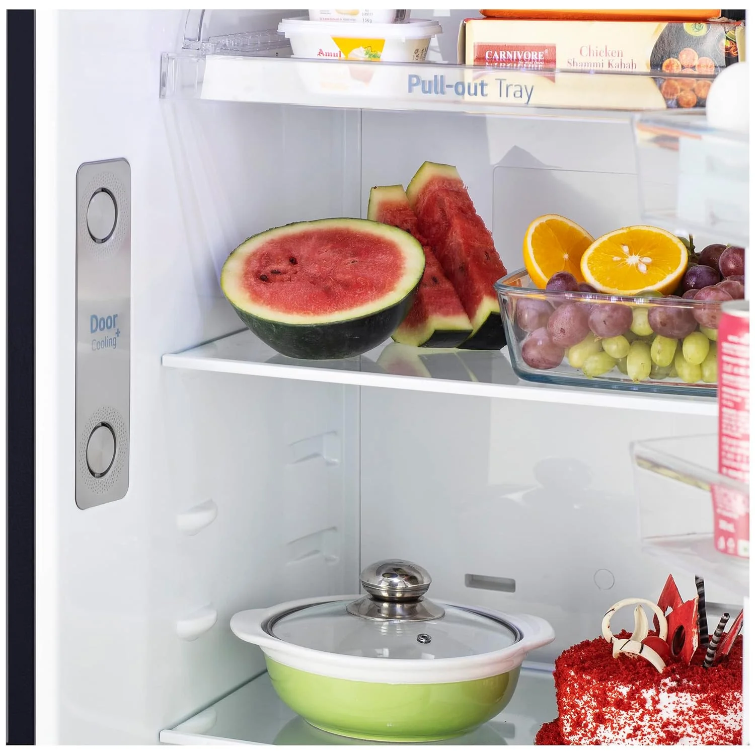 LG 246 L 3 Star Smart Inverter Wi-Fi Frost-Free Double Door Refrigerator Appliance (‎GL-T262TESX, Ebony Sheen, Door Cooling+ &amp; Convertible, Gross Volume -263L) - Image 15