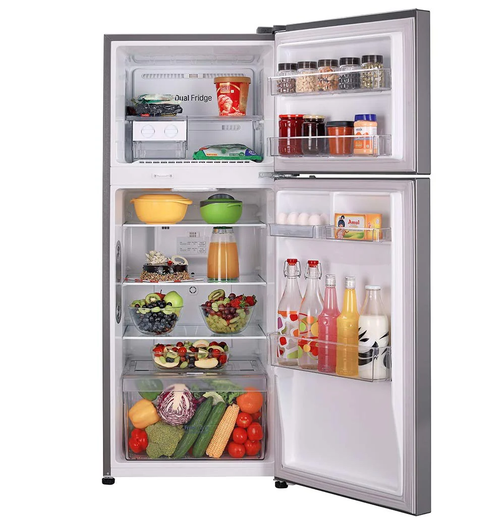 LG 260 L 3 Star Frost Free Double Door Refrigerator(GL-T292RPZY, Silver, Inverter Compressor) - Image 10