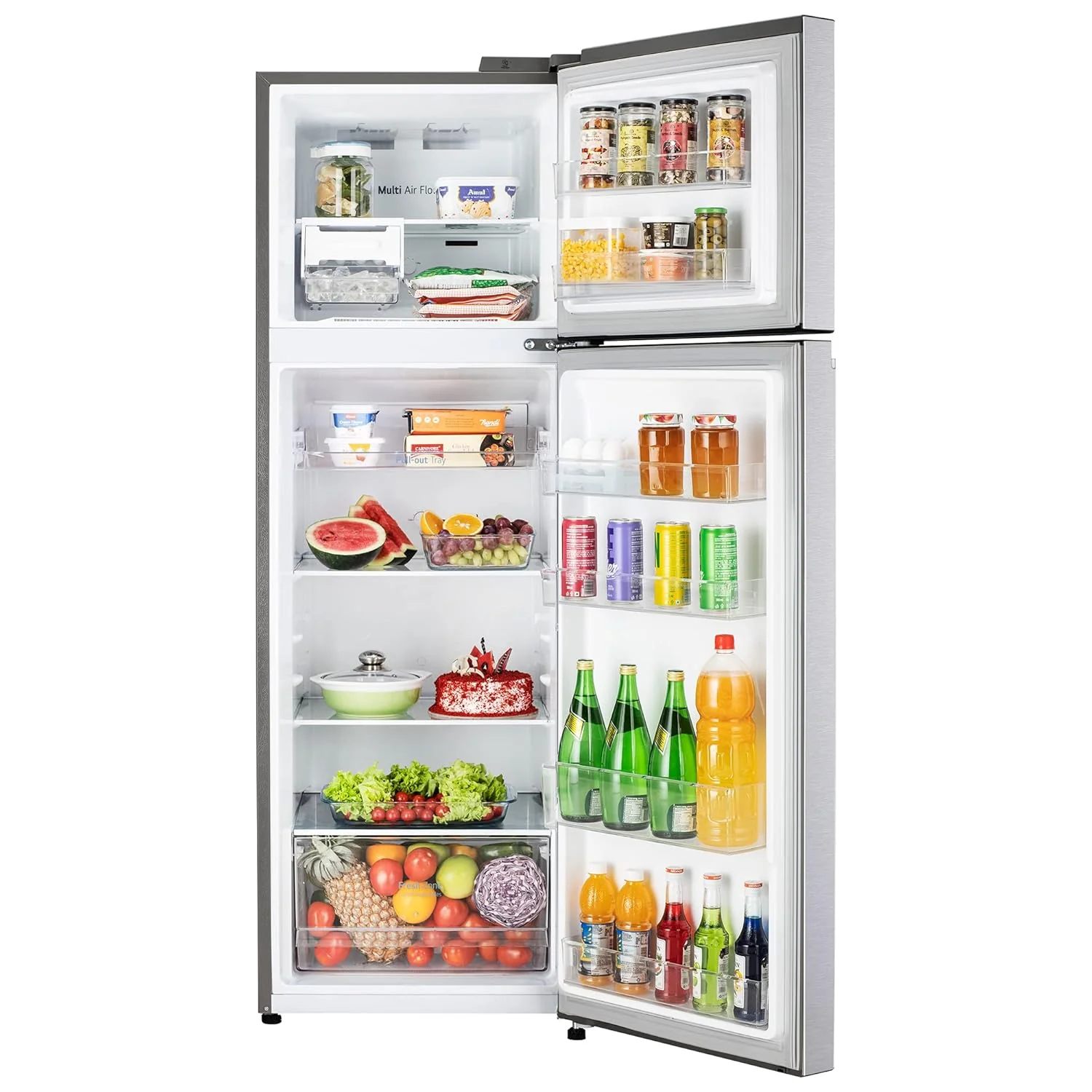 LG 272 L 2 Frost-Free Smart Inverter Compressor Double Door Refrigerator Appliance (GL-N312SDSY, Dazzle Steel, Express Freeze & Multi Air Flow Cooling, 2023 Model) - Image 9