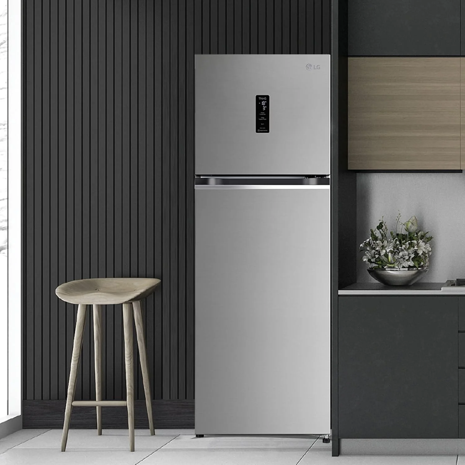 LG 272 L 3 Star Frost-Free Smart Inverter Wi-Fi Double Door Refrigerator Appliance (GL-T312TPZX, Shiny Steel, Convertible &amp; Door Cooling+, Gross Volume – 289 Ltr.) - Image 18
