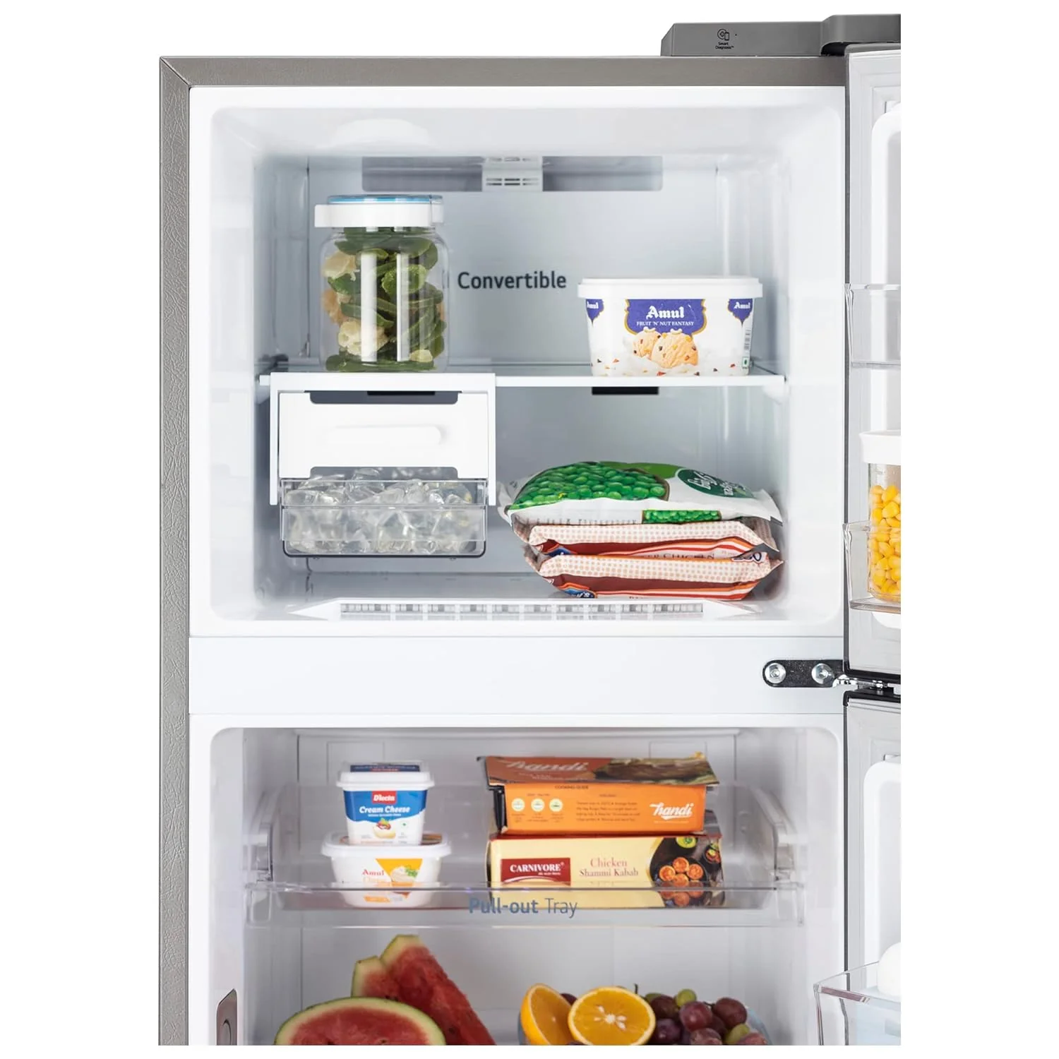 LG 272 L 3 Star Frost-Free Smart Inverter Wi-Fi Double Door Refrigerator Appliance (GL-T312TPZX, Shiny Steel, Convertible &amp; Door Cooling+, Gross Volume – 289 Ltr.) - Image 9