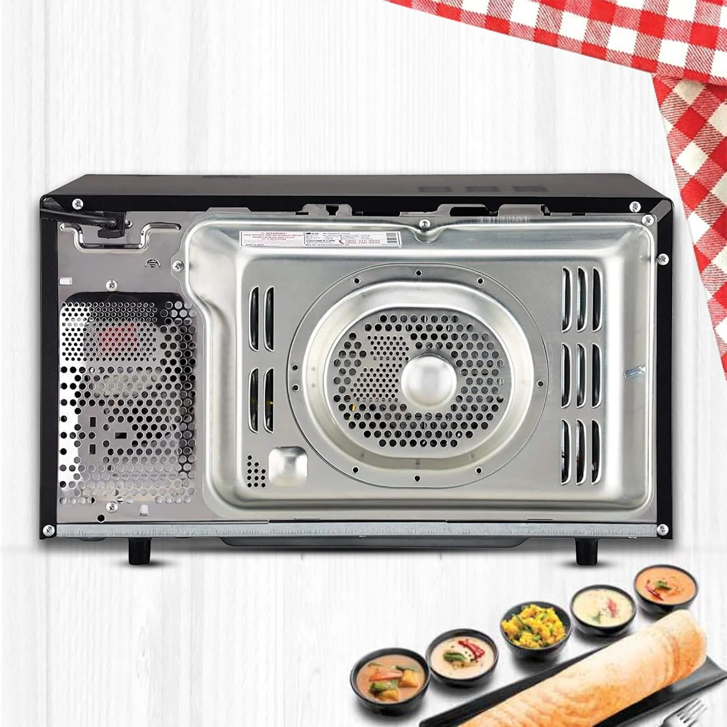 LG 28 L Convection Microwave Oven (MC2886BPUM, Floral Purple, Diet Fry) - Image 15