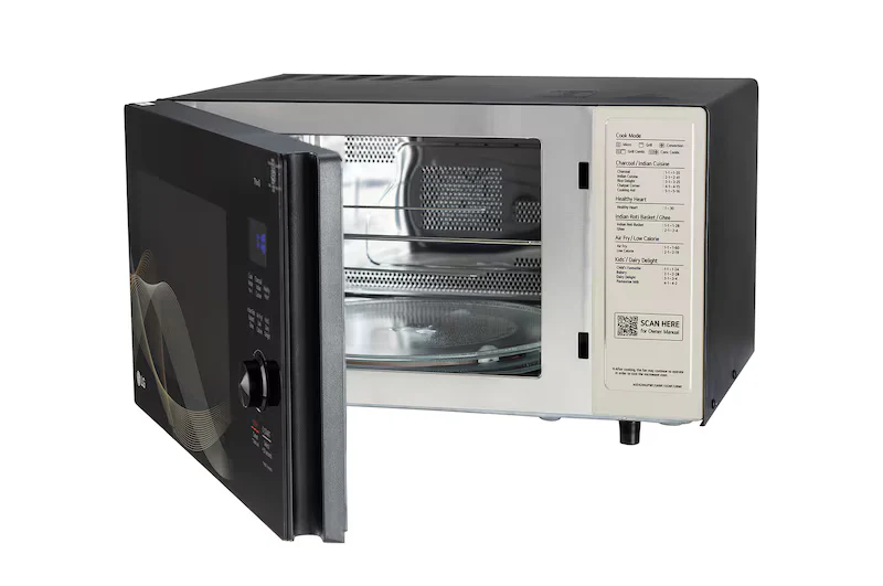 LG 28 L Convertible Microwave Oven with Air Fry, Charcoal Lighting Heater™, 331 Auto Cook Menu Powered by Thinq, Black,MJEN286UHWF - Image 10