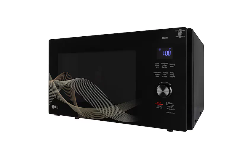 LG 28 L Convertible Microwave Oven with Air Fry, Charcoal Lighting Heater™, 331 Auto Cook Menu Powered by Thinq, Black,MJEN286UHWF - Image 11