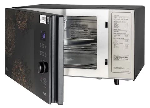LG 28 L Scan-To-Cook Charcoal Convection Microwave Oven, Wi-Fi , Diet Fry, Motorised Rotisserie, Black(MJEN286UIW) - Image 3