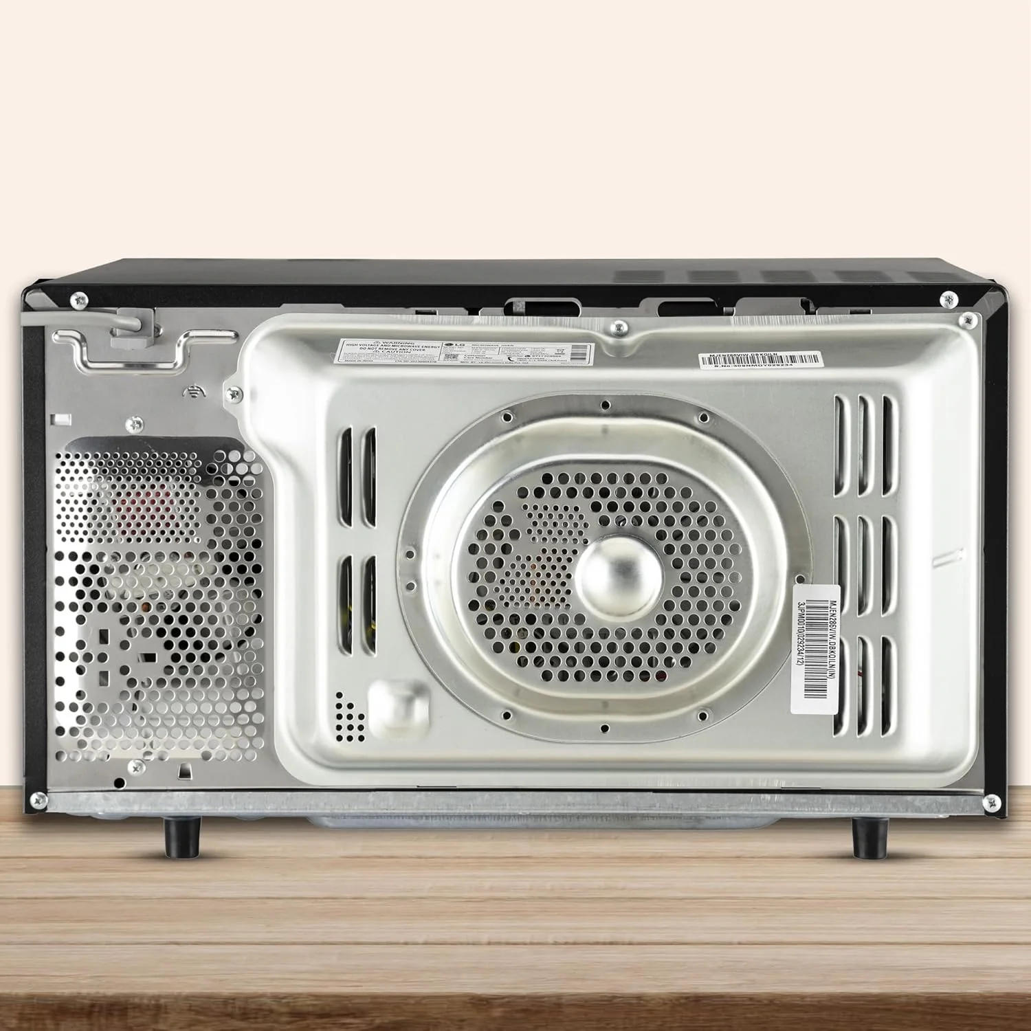 LG 28 L Scan to Cook Wi-Fi Enabled Charcoal Convection Microwave Oven (MJEN286VIW, Black, Stainless steel cavity, Heart Friendly Recipes, Ghee, Diet Fry &amp; 360° Motorised Rotisserie for Bar-be-queing) - Image 2