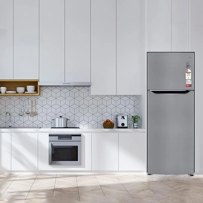 LG 288 L 2 Star Smart Inverter Frost-Free Double Door Refrigerator (GL-S322SPZY, Shiny Steel, Convertible &amp; Multi Airflow Cooling) - Image 13