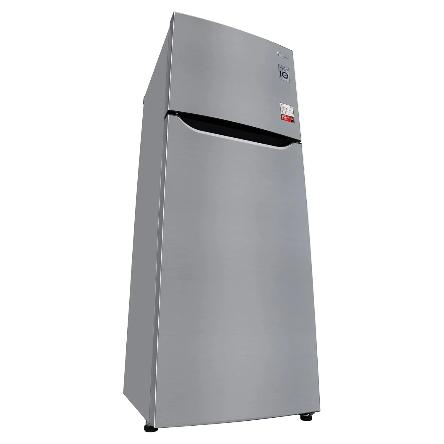 LG 288 L 2 Star Smart Inverter Frost-Free Double Door Refrigerator (GL-S322SPZY, Shiny Steel, Convertible &amp; Multi Airflow Cooling) - Image 2